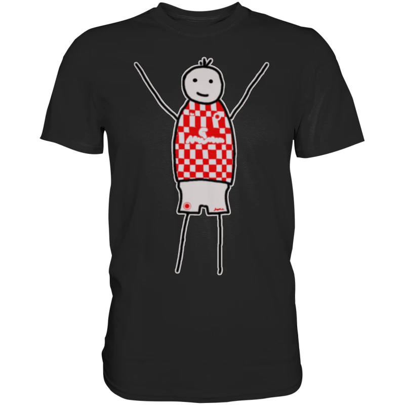 Mainz Fan-T-Shirt Strichmännchen - Premium Shirt