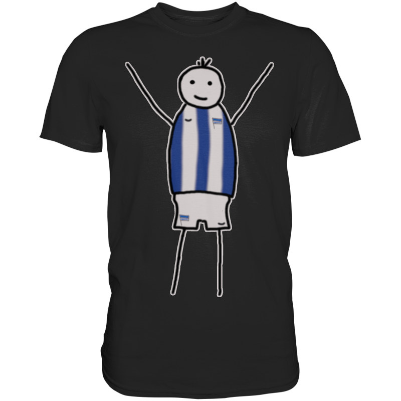 Berlin Fan-T-Shirt Strichmännchen - Premium Shirt