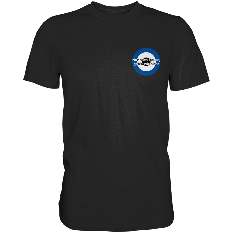 Berlin Fan T-Shirt Kokarde klein "Nur nach Hause..." - Premium Shirt