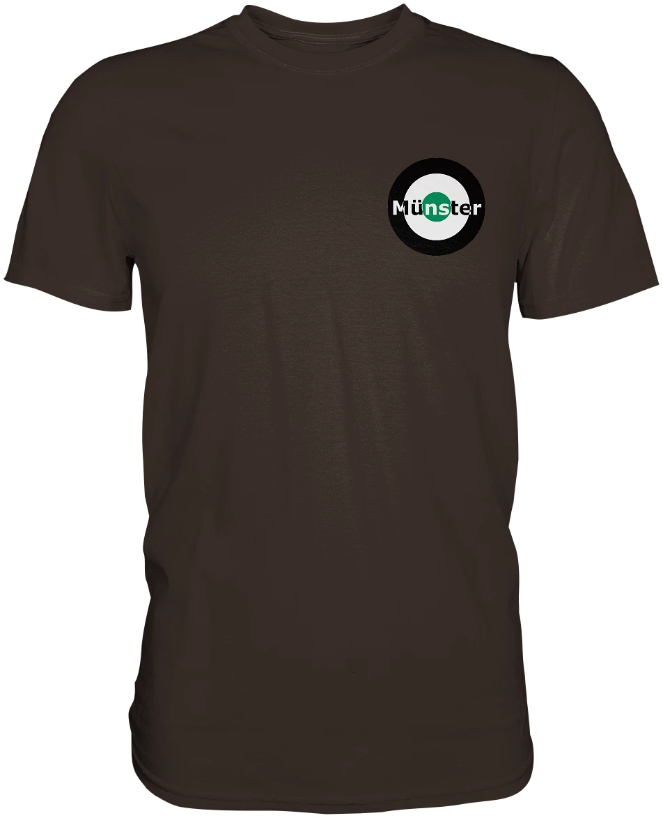 Münster Fan-T-Shirt Kokarde klein "Münster" - Premium Shirt Münster Fan-T-Shirt Kokarde klein "Münster" - Premium Shirt