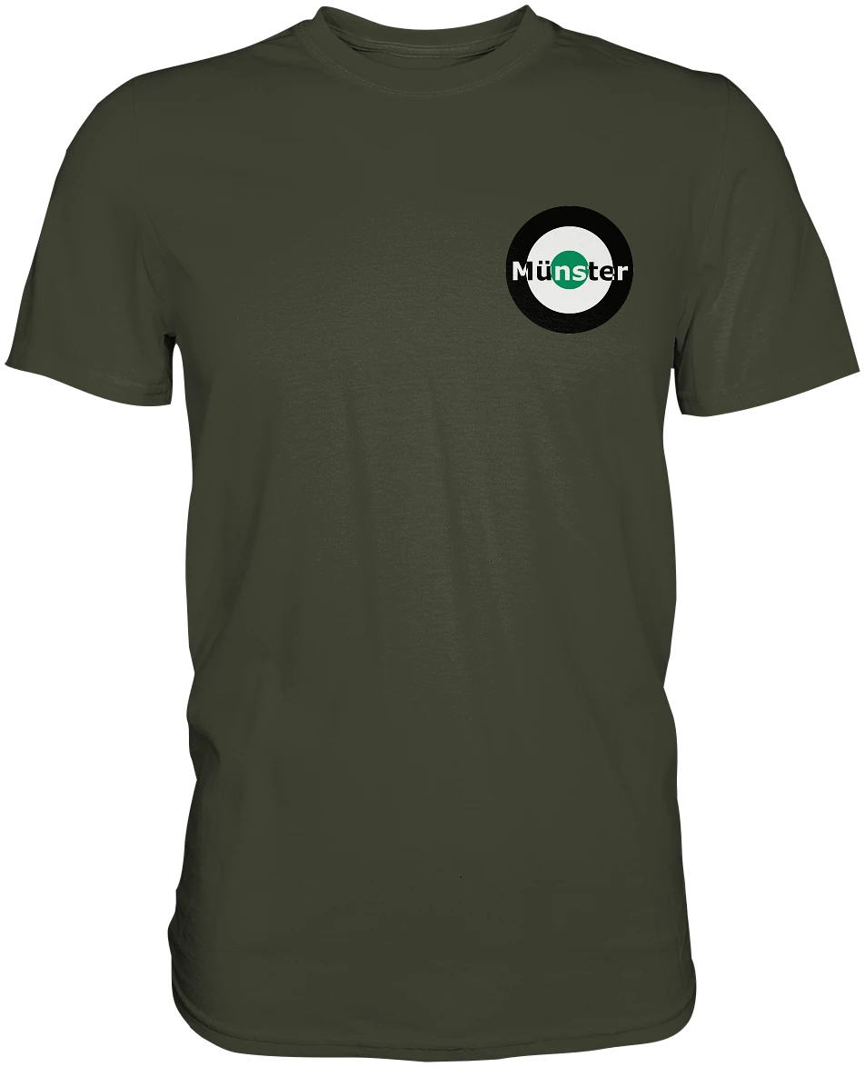 Münster Fan-T-Shirt Kokarde klein "Münster" - Premium Shirt Münster Fan-T-Shirt Kokarde klein "Münster" - Premium Shirt