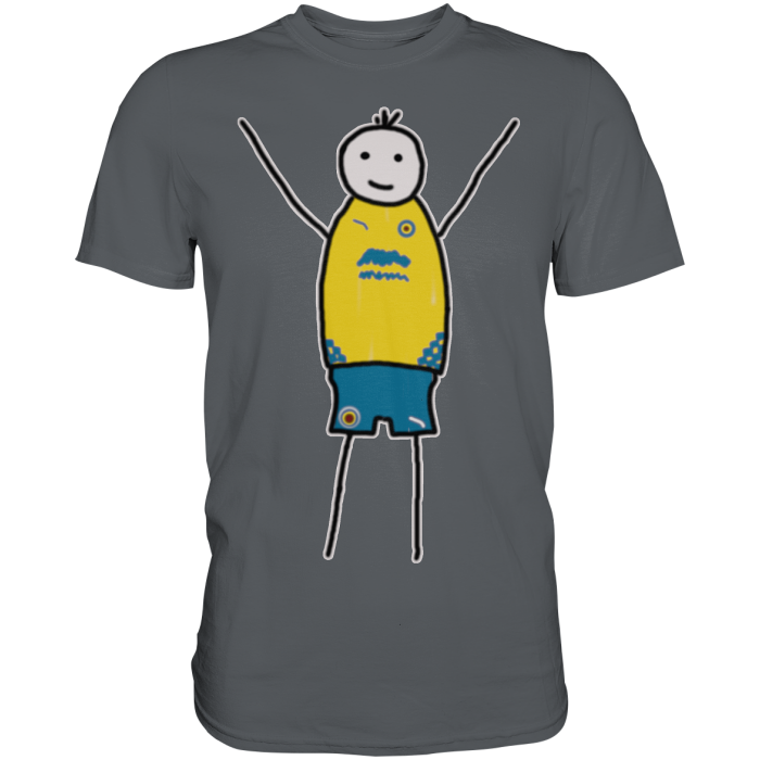 Braunschweig Fan-T-Shirt Strichmännchen - Premium Shirt