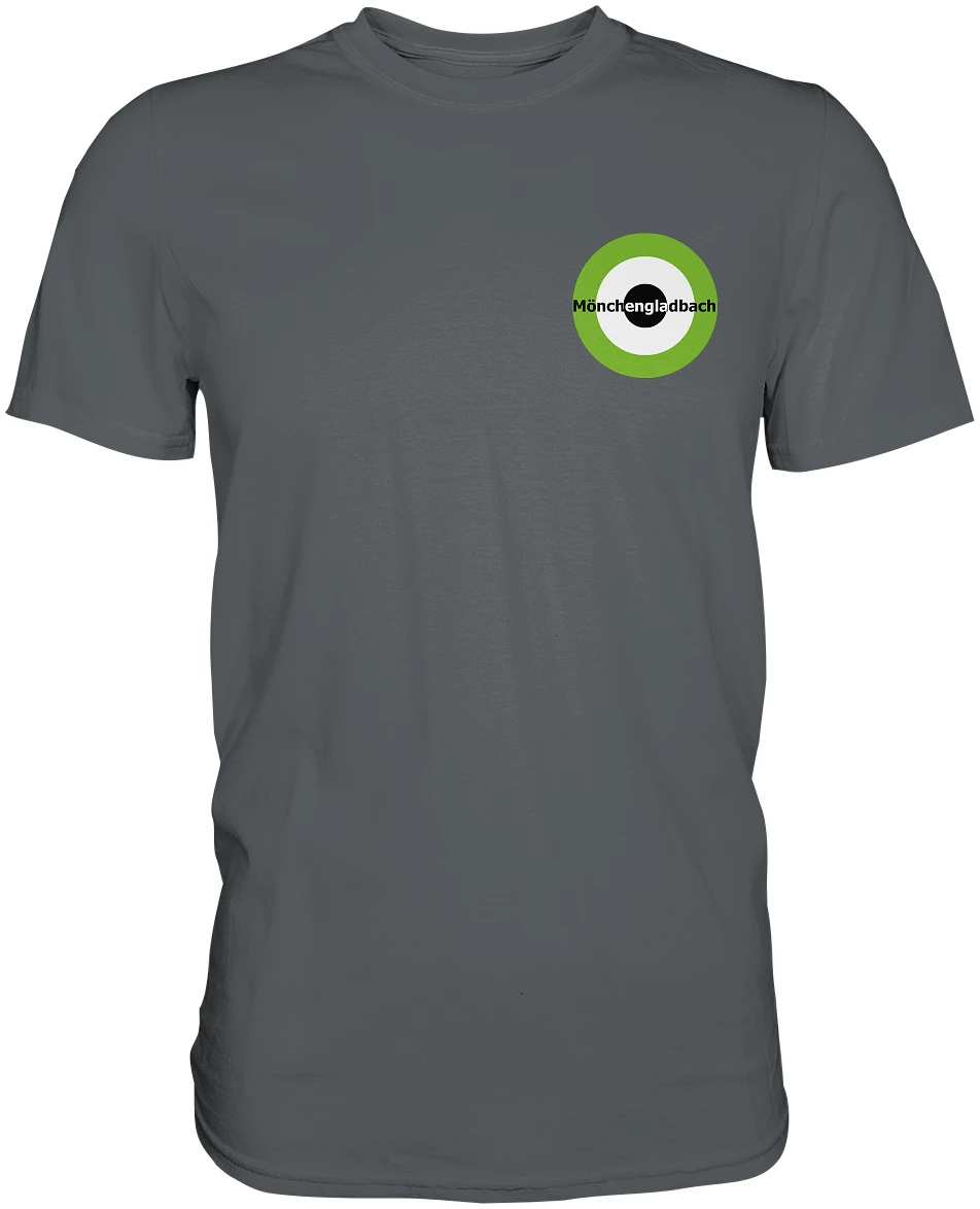 Mönchengladbach Fan-T-Shirt Kokarde klein "Mönchengladbach" - Premium Shirt Mönchengladbach Fan-T-Shirt Kokarde klein "Mönchengladbach" - Premium Shirt