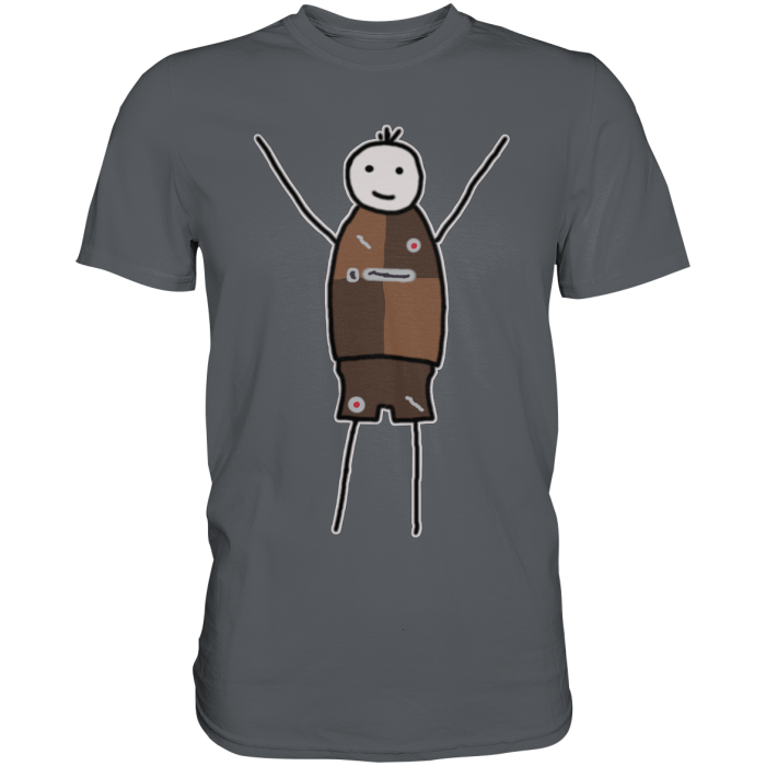 St. Pauli Fan-T-Shirt Strichmännchen - Premium Shirt