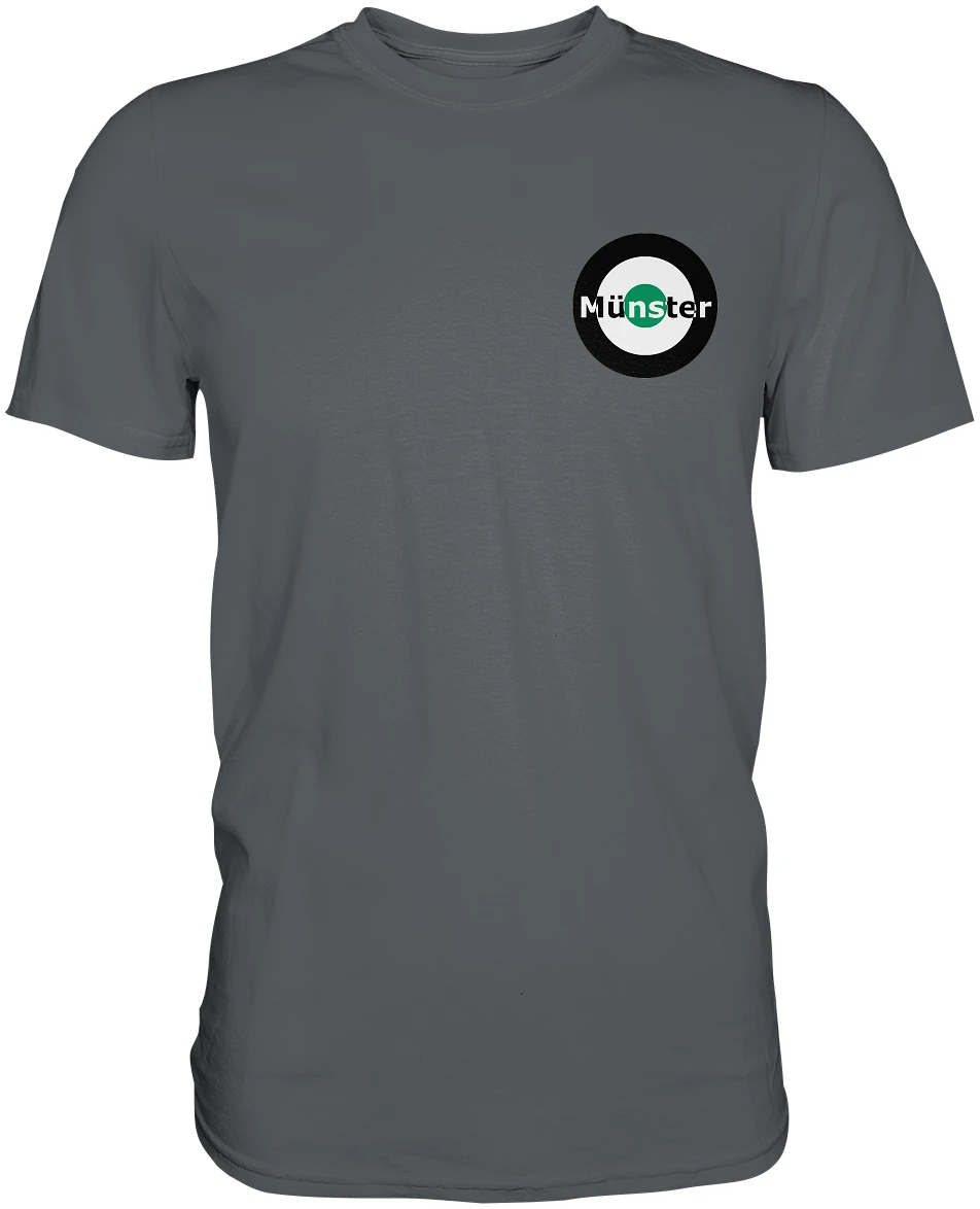 Münster Fan-T-Shirt Kokarde klein "Münster" - Premium Shirt Münster Fan-T-Shirt Kokarde klein "Münster" - Premium Shirt