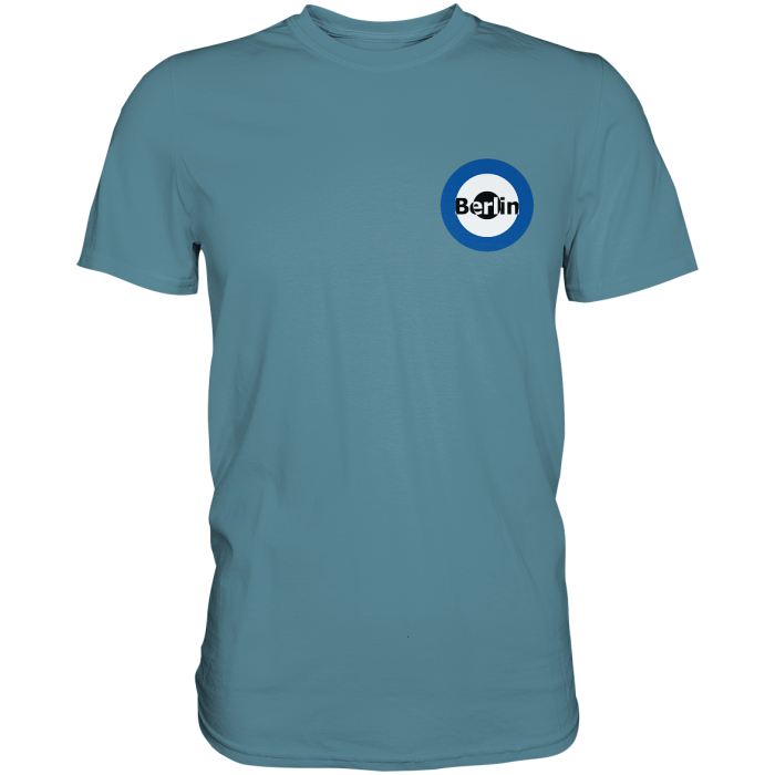 Berlin Fan T-Shirt Kokarde klein "Berlin" - Premium Shirt