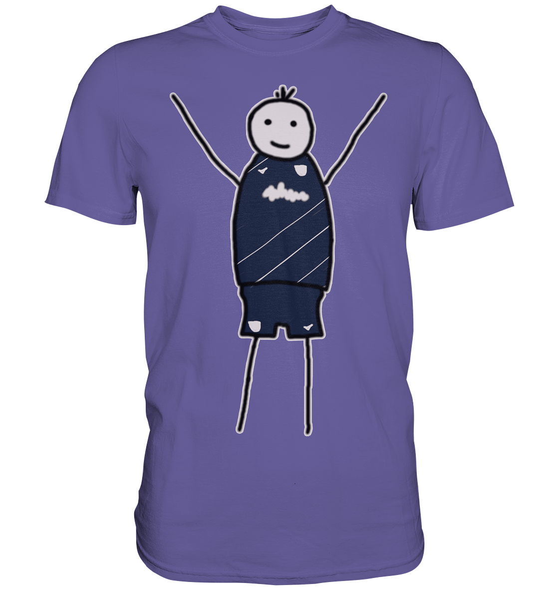 Bochum Fan T-Shirt Strichmännchen - Premium Shirt Bochum Fan T-Shirt Strichmännchen - Premium Shirt