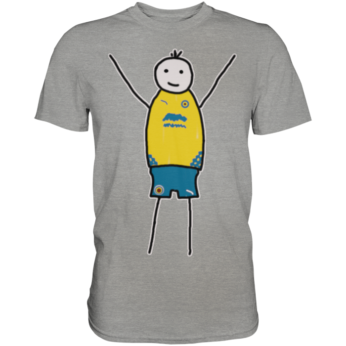 Braunschweig Fan-T-Shirt Strichmännchen - Premium Shirt