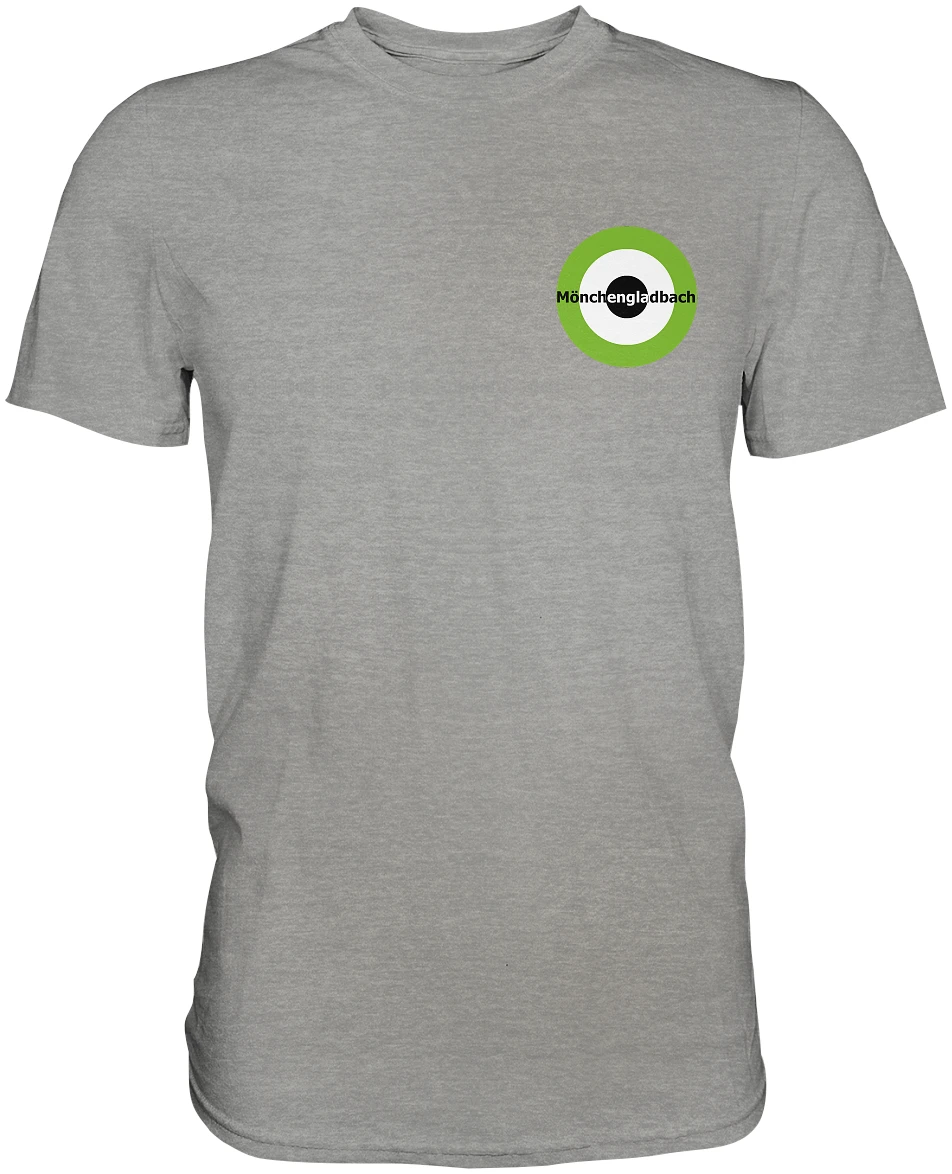 Mönchengladbach Fan-T-Shirt Kokarde klein "Mönchengladbach" - Premium Shirt Mönchengladbach Fan-T-Shirt Kokarde klein "Mönchengladbach" - Premium Shirt