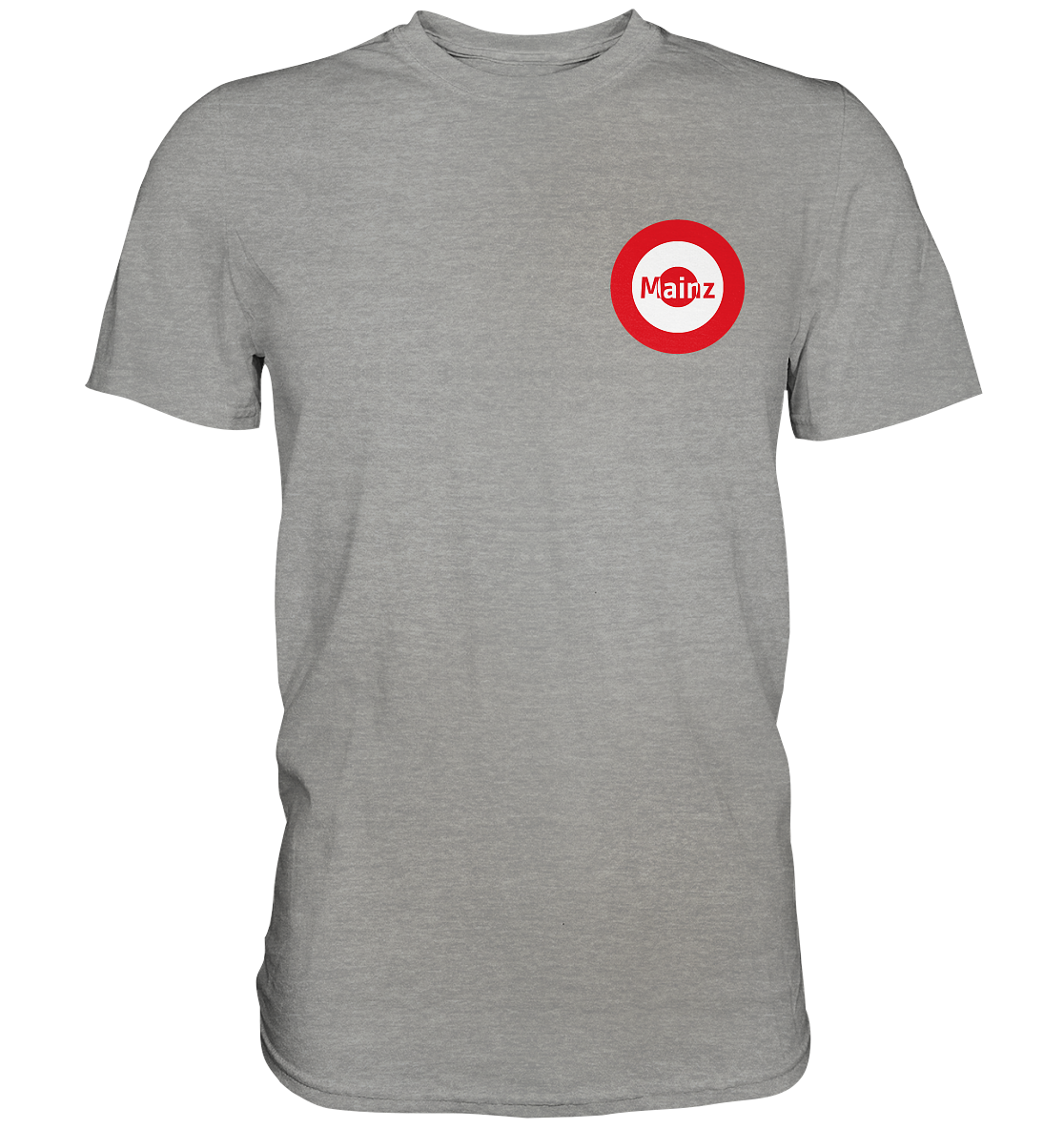 Mainz Fan-T-Shirt Kokarde klein "Mainz" - Premium Shirt Mainz Fan-T-Shirt Kokarde klein "Mainz" - Premium Shirt