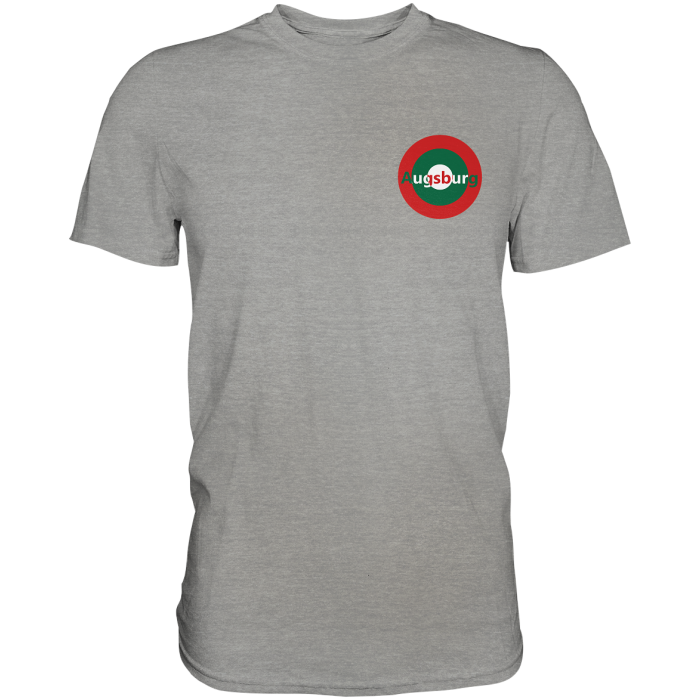 Augsburg Fan-T-Shirt Kokarde klein "Augsburg" - Premium Shirt