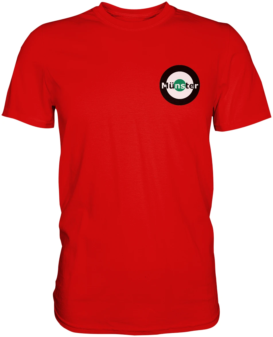 Münster Fan-T-Shirt Kokarde klein "Münster" - Premium Shirt Münster Fan-T-Shirt Kokarde klein "Münster" - Premium Shirt