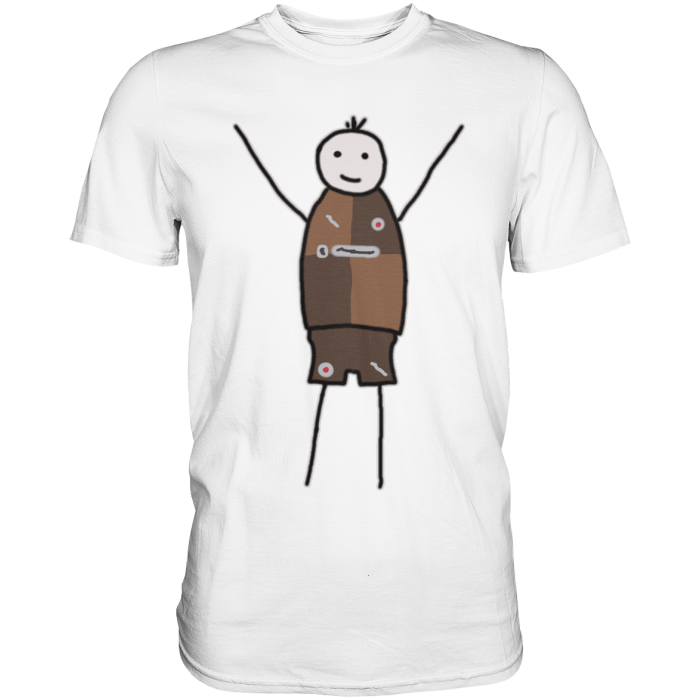 St. Pauli Fan-T-Shirt Strichmännchen - Premium Shirt