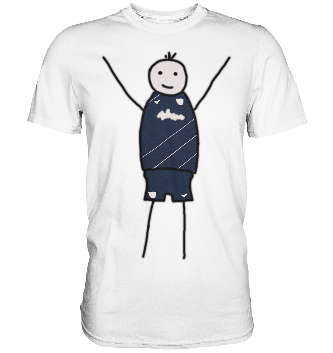 Bochum Fan T-Shirt Strichmännchen - Premium Shirt Bochum Fan T-Shirt Strichmännchen - Premium Shirt