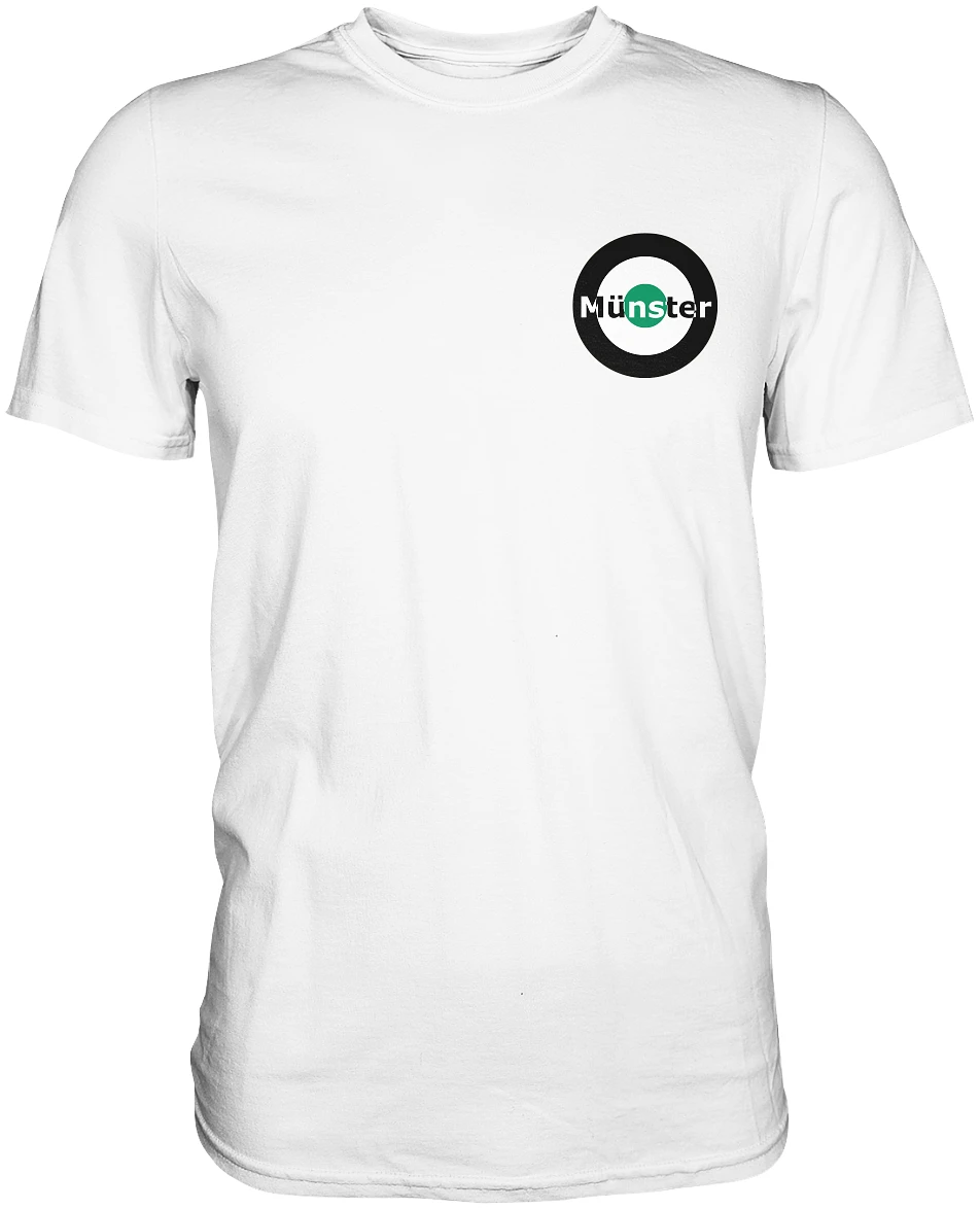 Münster Fan-T-Shirt Kokarde klein "Münster" - Premium Shirt Münster Fan-T-Shirt Kokarde klein "Münster" - Premium Shirt