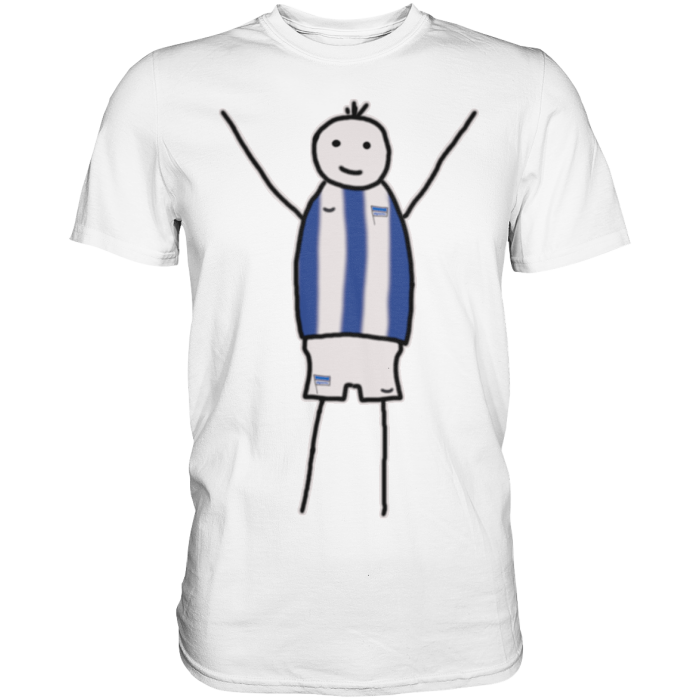 Berlin Fan-T-Shirt Strichmännchen - Premium Shirt