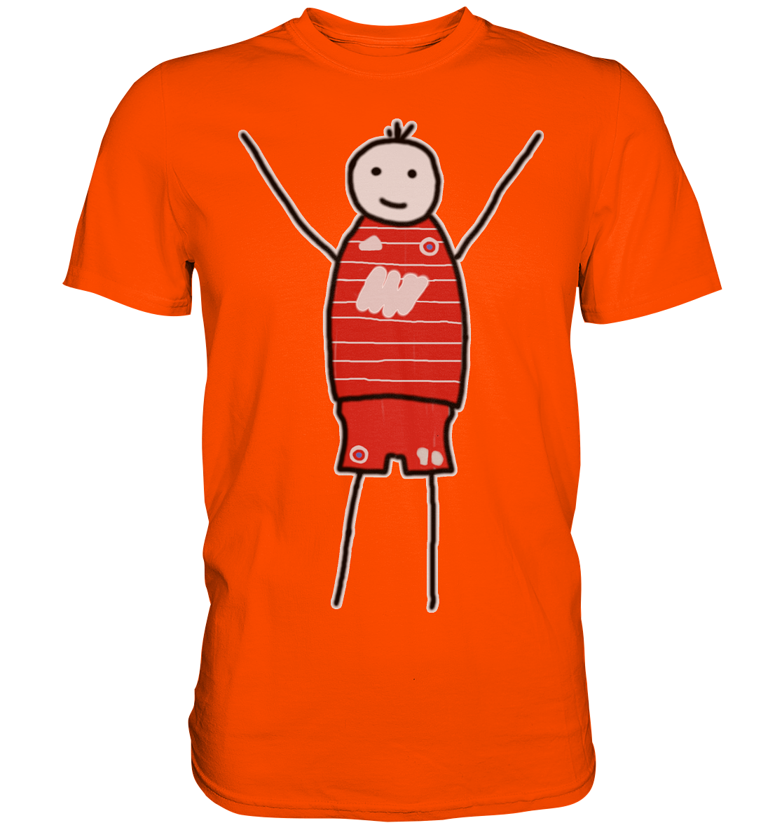 München Fan T-Shirt Strichmännchen - Premium Shirt München Fan T-Shirt Strichmännchen - Premium Shirt