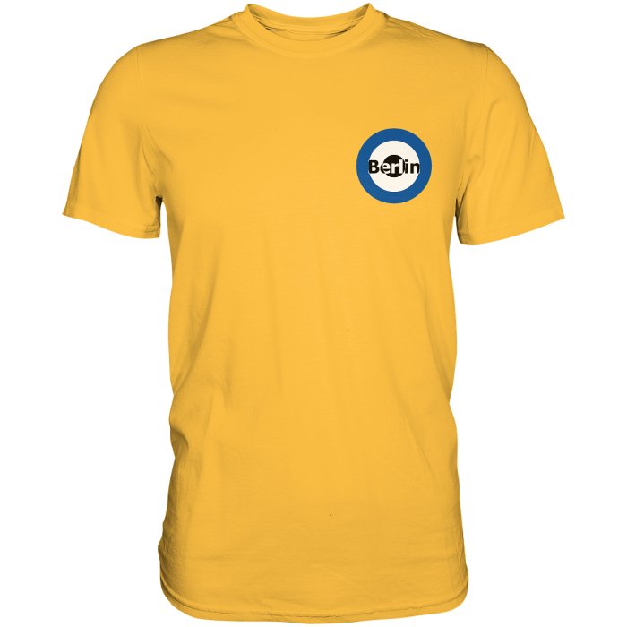 Berlin Fan T-Shirt Kokarde klein "Berlin" - Premium Shirt