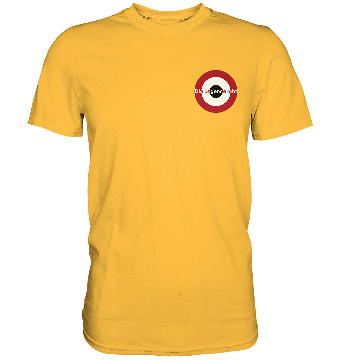 Nürnberg Fan-T-Shirt Kokarde klein "Die Legende ..." - Premium Shirt Nürnberg Fan-T-Shirt Kokarde klein "Die Legende ..." - Premium Shirt