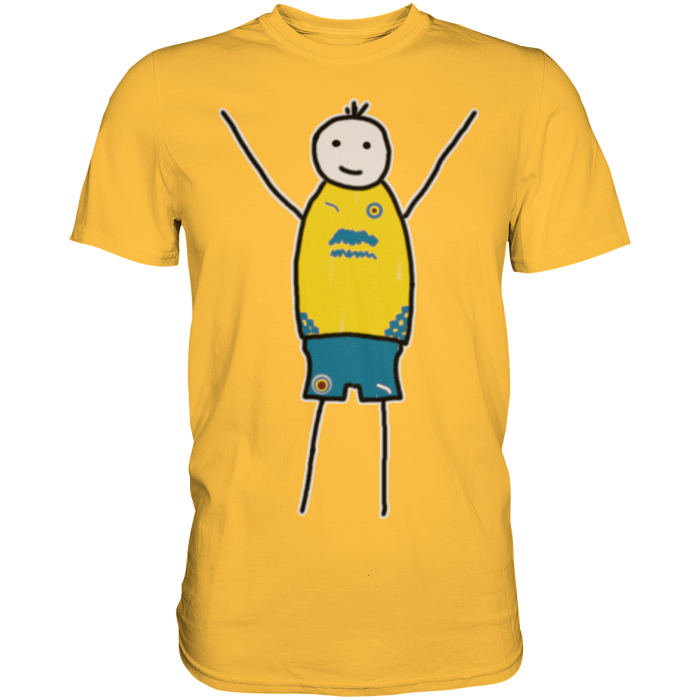Braunschweig Fan-T-Shirt Strichmännchen - Premium Shirt