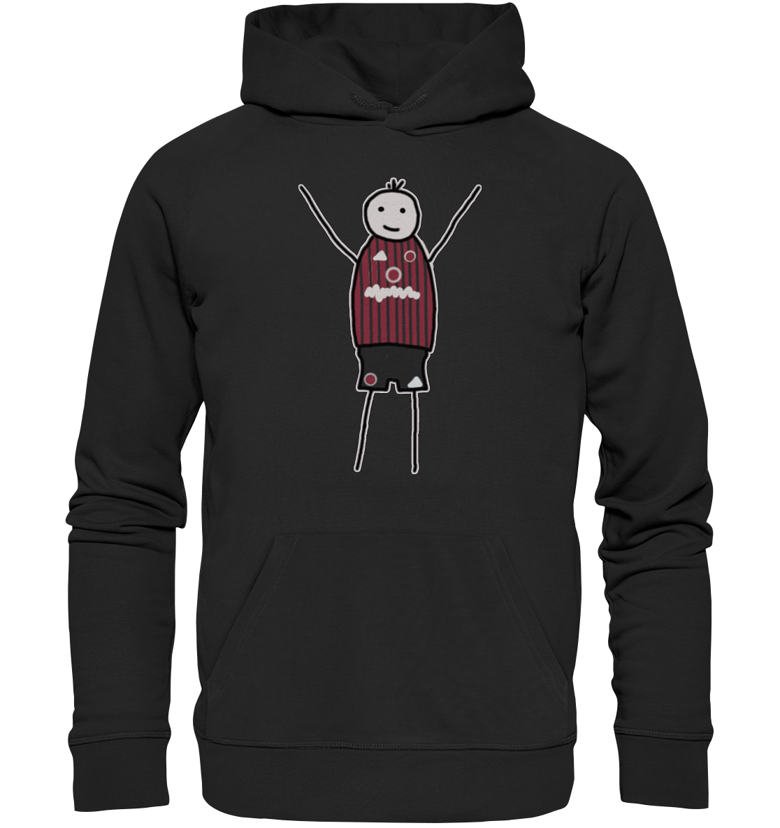 Nürnberg Fan-T-Shirt Strichmännchen - Premium Unisex Hoodie Nürnberg Fan-T-Shirt Strichmännchen - Premium Unisex Hoodie