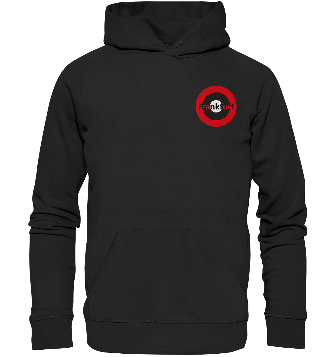 Frankfurt Fan-Hoodie Kokarde klein "Frankfurt" - Premium Unisex Hoodie Frankfurt Fan-Hoodie Kokarde klein "Frankfurt" - Premium Unisex Hoodie
