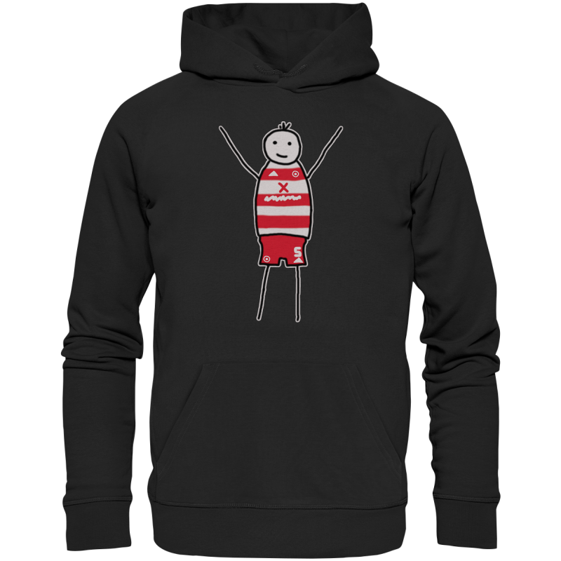 Düsseldorf Fan-T-Shirt Strichmännchen - Premium Unisex Hoodie