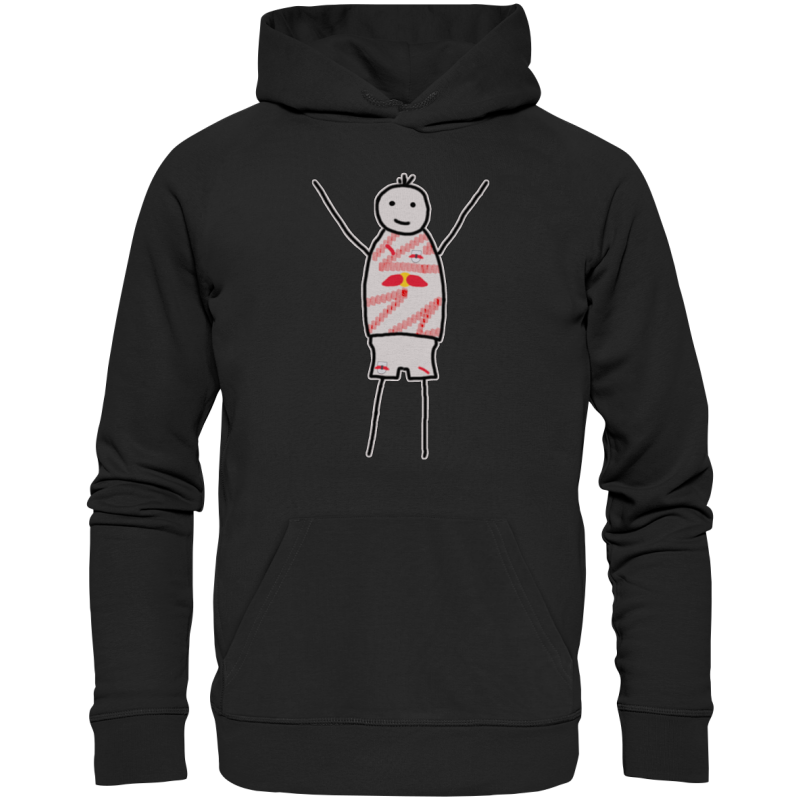 Leipzig Fan-T-Shirt Strichmännchen - Premium Unisex Hoodie