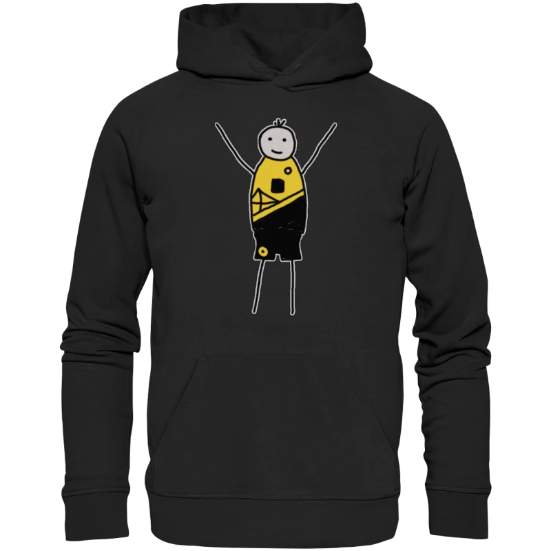 Dortmund Fan-Hoodie Strichmännchen - Premium Unisex Hoodie
