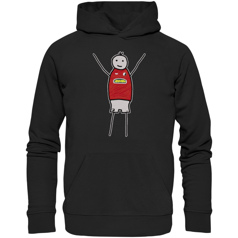 Freiburg Fan-T-Shirt Strichmännchen - Premium Unisex Hoodie