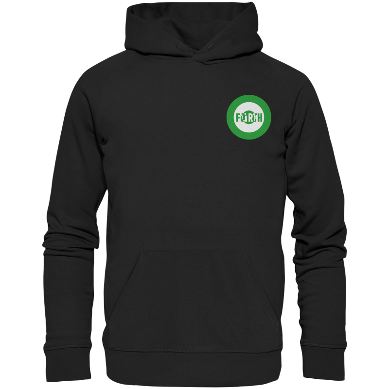 Fürth Fan-T-Shirt Kokarde klein "Fürth" - Premium Unisex Hoodie