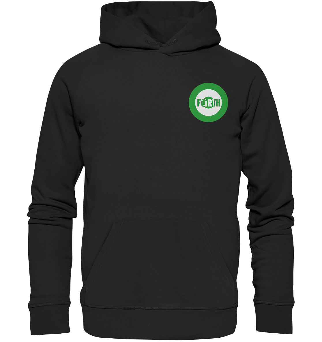 Fürth Fan-T-Shirt Kokarde klein "Fürth" - Premium Unisex Hoodie Fürth Fan-T-Shirt Kokarde klein "Fürth" - Premium Unisex Hoodie