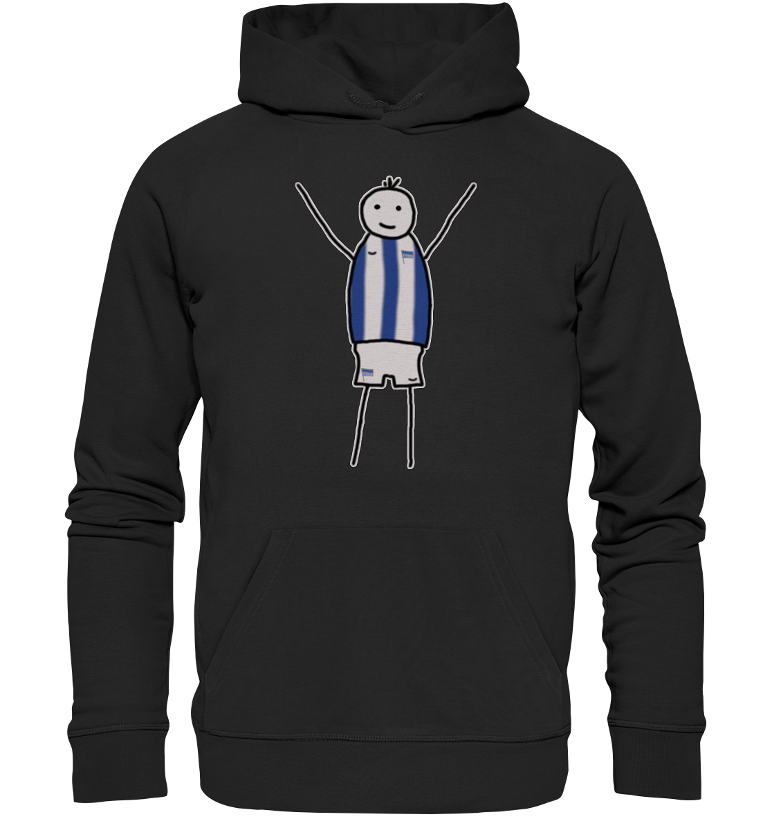 Berlin Fan-Hoodie Strichmännchen - Premium Unisex Hoodie Berlin Fan-Hoodie Strichmännchen - Premium Unisex Hoodie