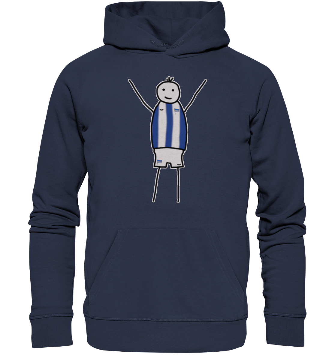 Berlin Fan-Hoodie Strichmännchen - Premium Unisex Hoodie Berlin Fan-Hoodie Strichmännchen - Premium Unisex Hoodie