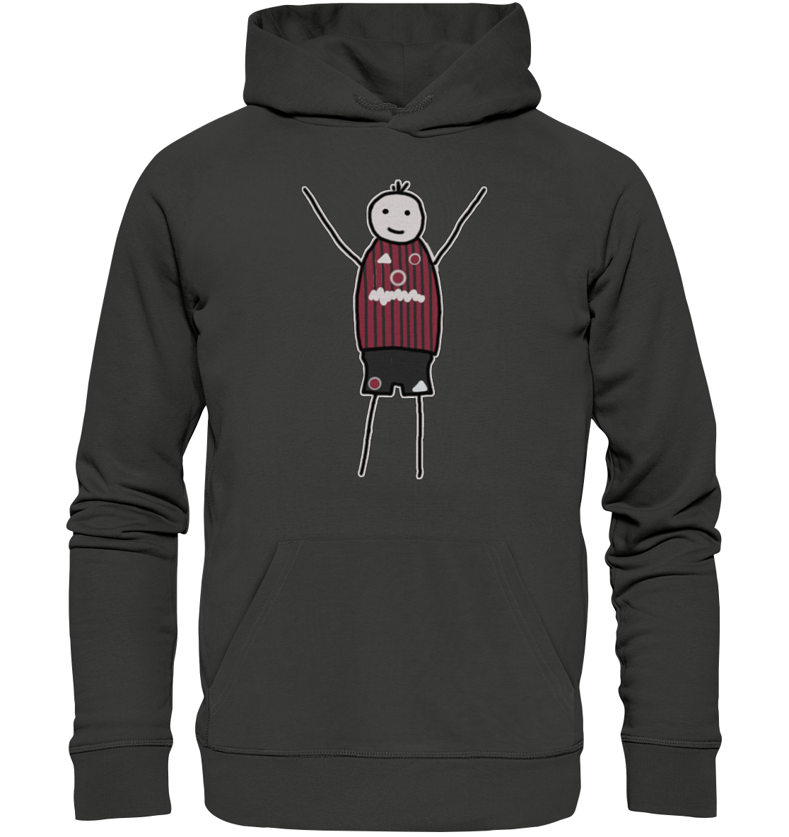 Nürnberg Fan-T-Shirt Strichmännchen - Premium Unisex Hoodie Nürnberg Fan-T-Shirt Strichmännchen - Premium Unisex Hoodie