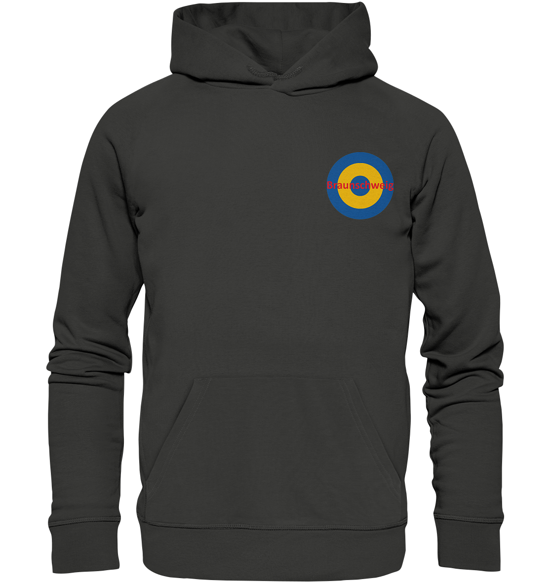 Braunschweig Fan Hoodie Kokarde klein "Braunschweig" rot - Premium Unisex Hoodie Braunschweig Fan Hoodie Kokarde klein "Braunschweig" rot - Premium Unisex Hoodie