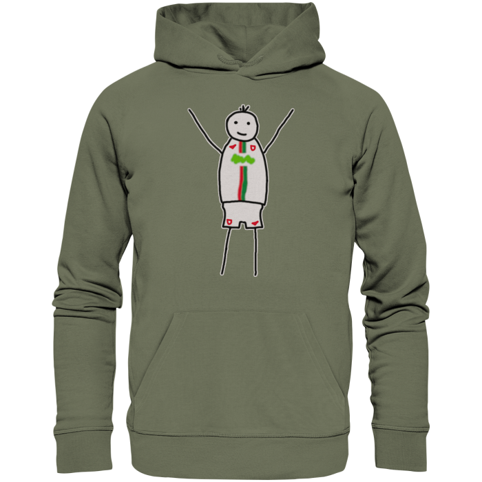 Augsburg Fan-Hoodie Strichmännchen - Premium Unisex Hoodie