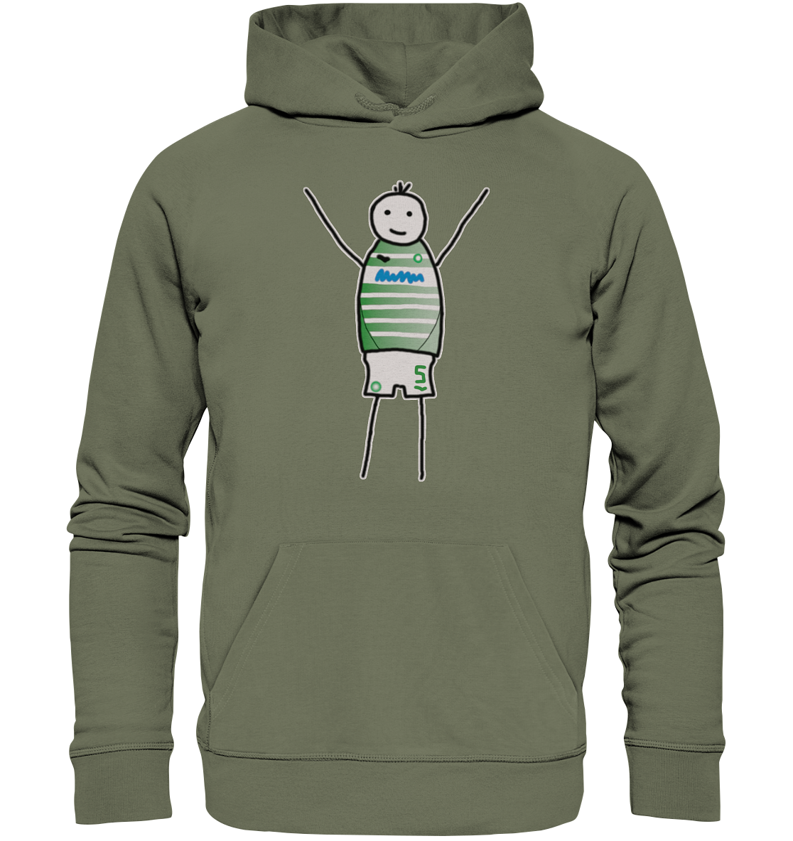 Fürth Fan-Hoodie Strichmännchen - Premium Unisex Hoodie Fürth Fan-Hoodie Strichmännchen - Premium Unisex Hoodie