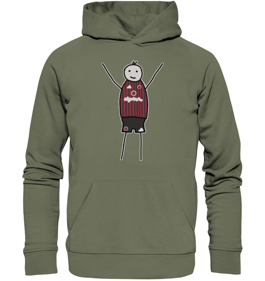 Nürnberg Fan-T-Shirt Strichmännchen - Premium Unisex Hoodie Nürnberg Fan-T-Shirt Strichmännchen - Premium Unisex Hoodie
