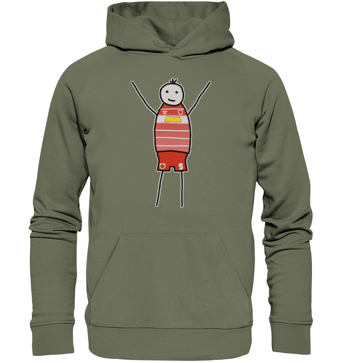 Regensburg Fan-Hoodie Strichmännchen - Premium Unisex Hoodie Regensburg Fan-Hoodie Strichmännchen - Premium Unisex Hoodie