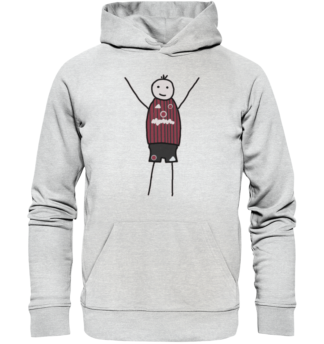 Nürnberg Fan-T-Shirt Strichmännchen - Premium Unisex Hoodie Nürnberg Fan-T-Shirt Strichmännchen - Premium Unisex Hoodie
