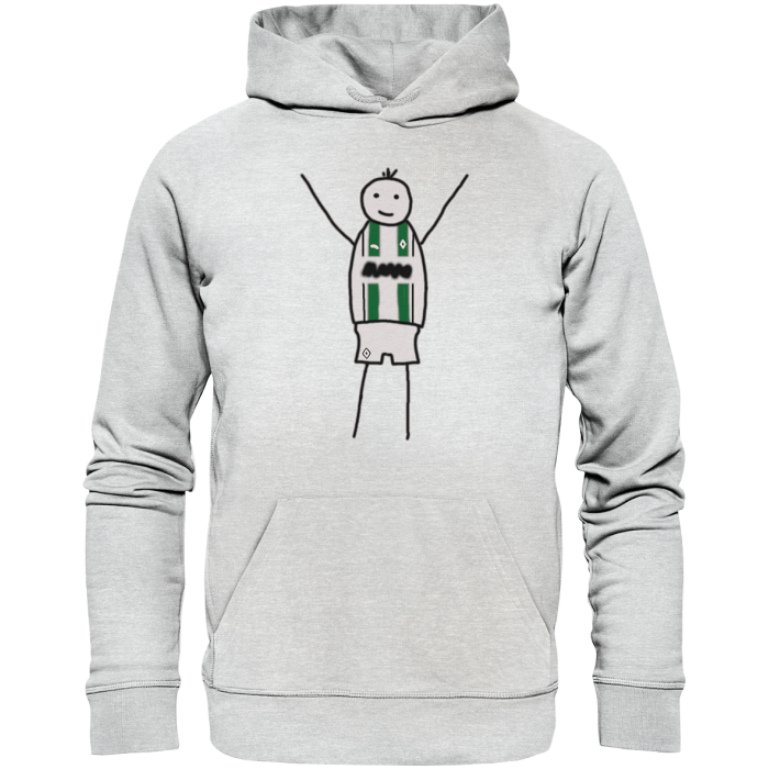 Mönchengladbach Fan-Hoodie Strichmännchen - Premium Unisex Hoodie
