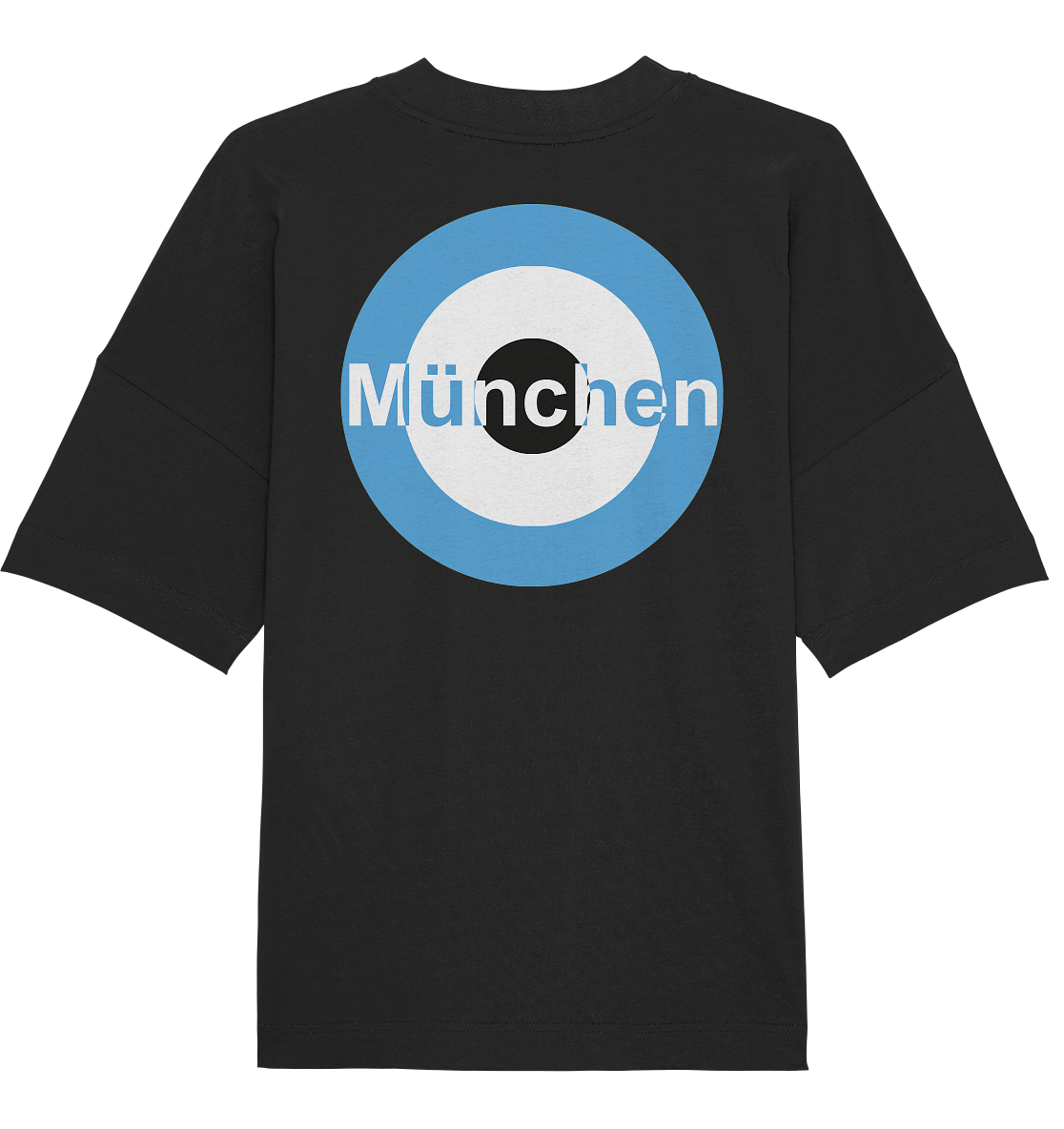 München Fan-T-Shirt zweiseitiger Druck "München" - Organic Oversize Shirt München Fan-T-Shirt zweiseitiger Druck "München" - Organic Oversize Shirt