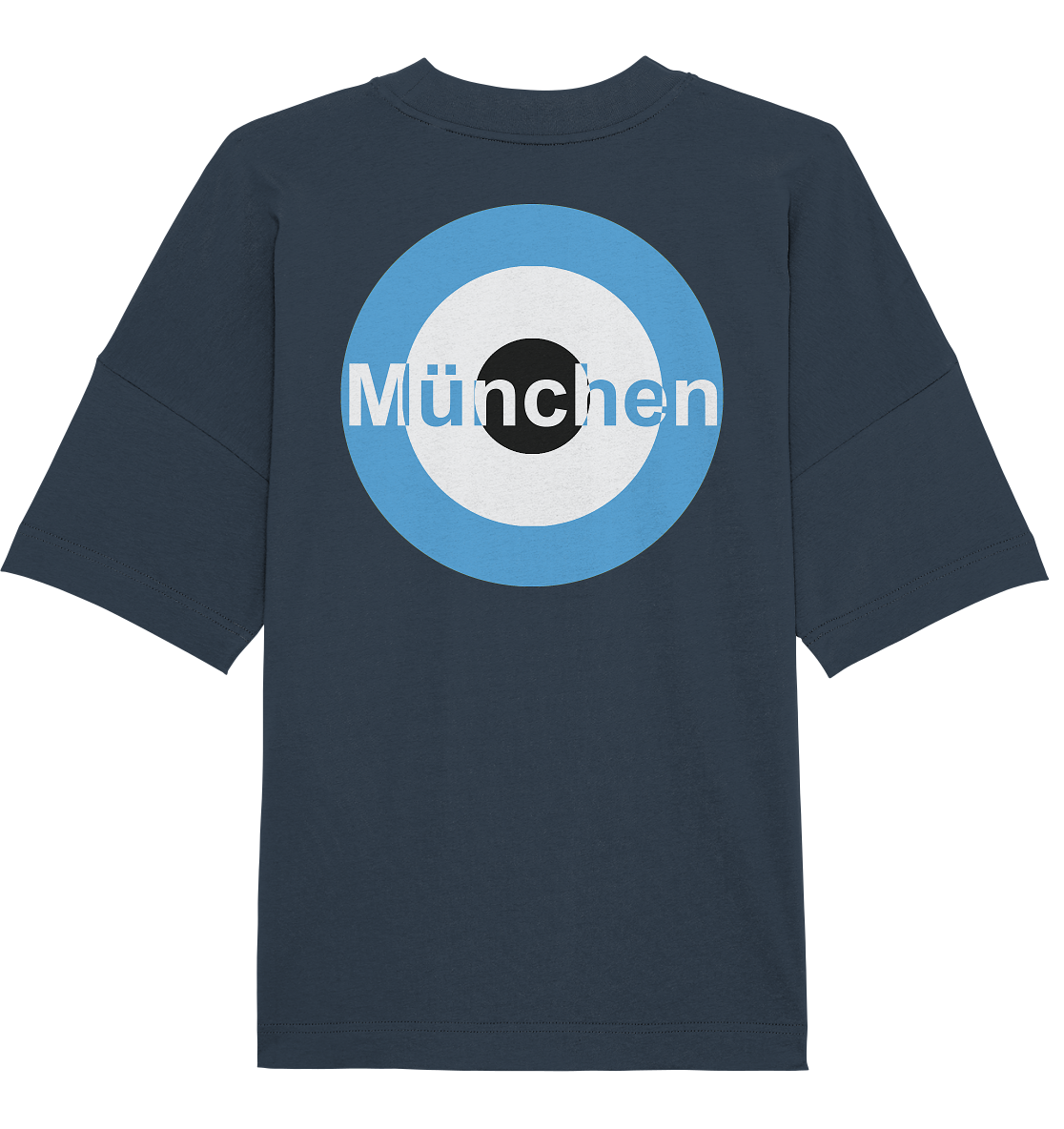 München Fan-T-Shirt zweiseitiger Druck "München" - Organic Oversize Shirt München Fan-T-Shirt zweiseitiger Druck "München" - Organic Oversize Shirt