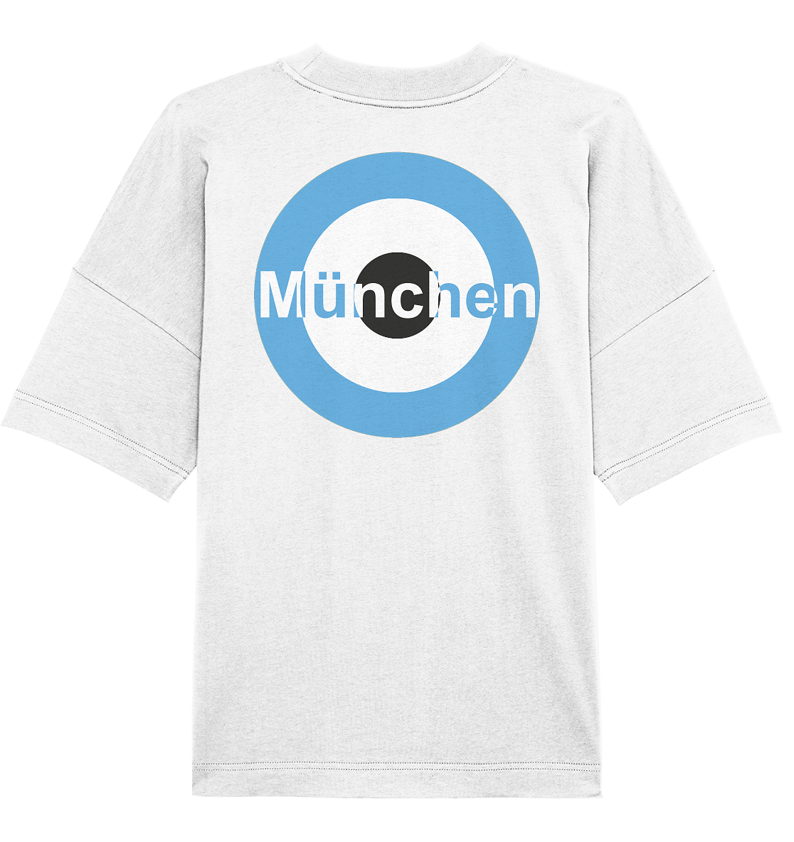 München Fan-T-Shirt zweiseitiger Druck "München" - Organic Oversize Shirt München Fan-T-Shirt zweiseitiger Druck "München" - Organic Oversize Shirt