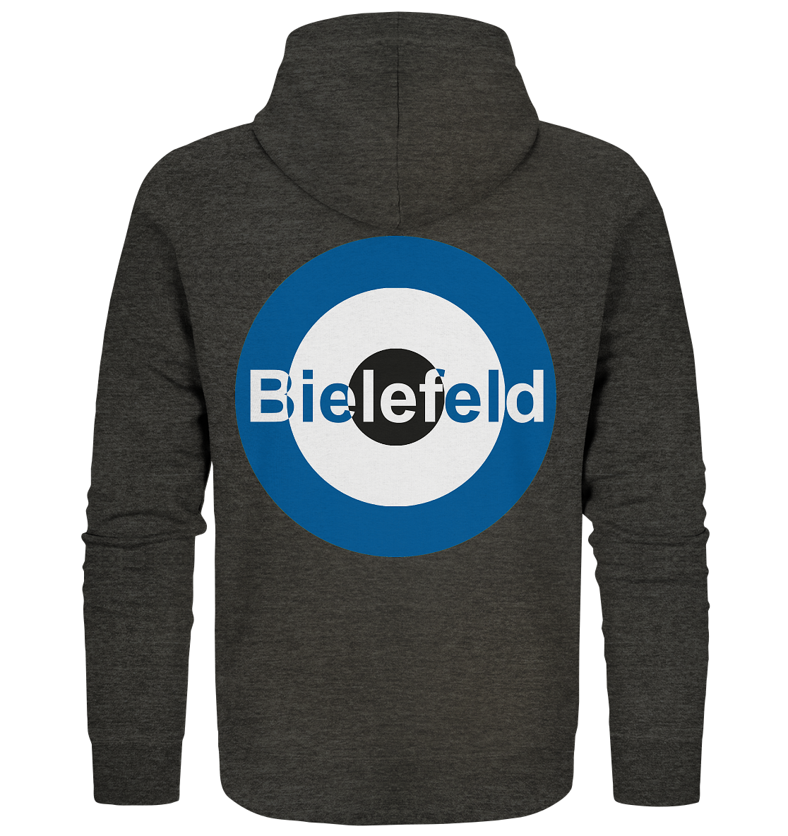 Bielefeld Fan-Zipper zweiseitiger Druck "Bielefeld" - Organic Zipper Bielefeld Fan-Zipper zweiseitiger Druck "Bielefeld" - Organic Zipper
