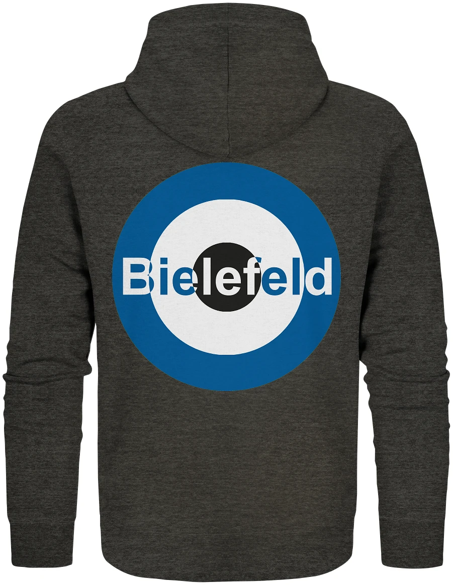 Bielefeld Fan-Zipper zweiseitiger Druck "Bielefeld" - Organic Zipper Bielefeld Fan-Zipper zweiseitiger Druck "Bielefeld" - Organic Zipper