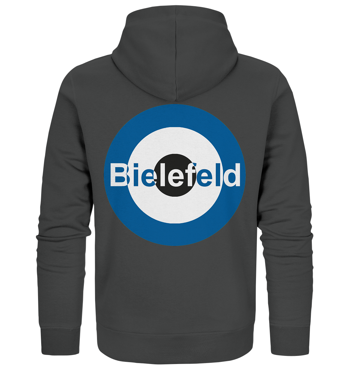 Bielefeld Fan-Zipper zweiseitiger Druck "Bielefeld" - Organic Zipper Bielefeld Fan-Zipper zweiseitiger Druck "Bielefeld" - Organic Zipper