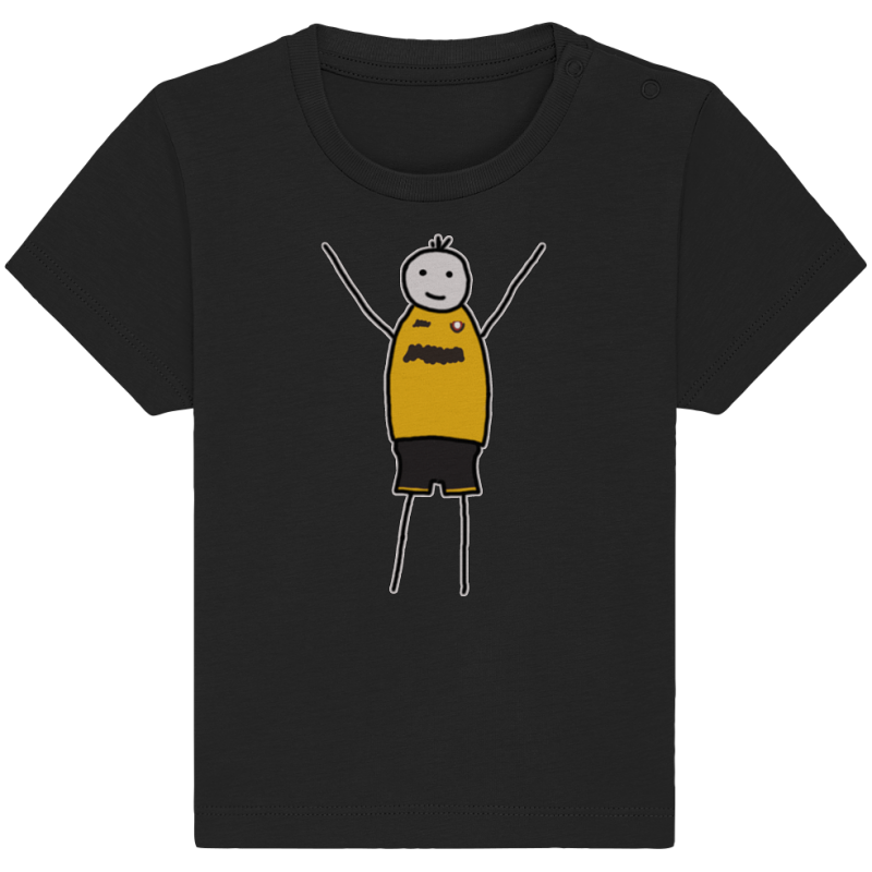 Dresden Fan-T-Shirt Strichmännchen - Baby Organic Shirt