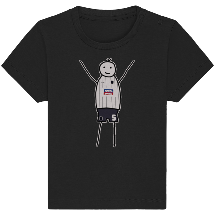 Ulm Fan T-Shirt Strichmännchen - Baby Organic Shirt